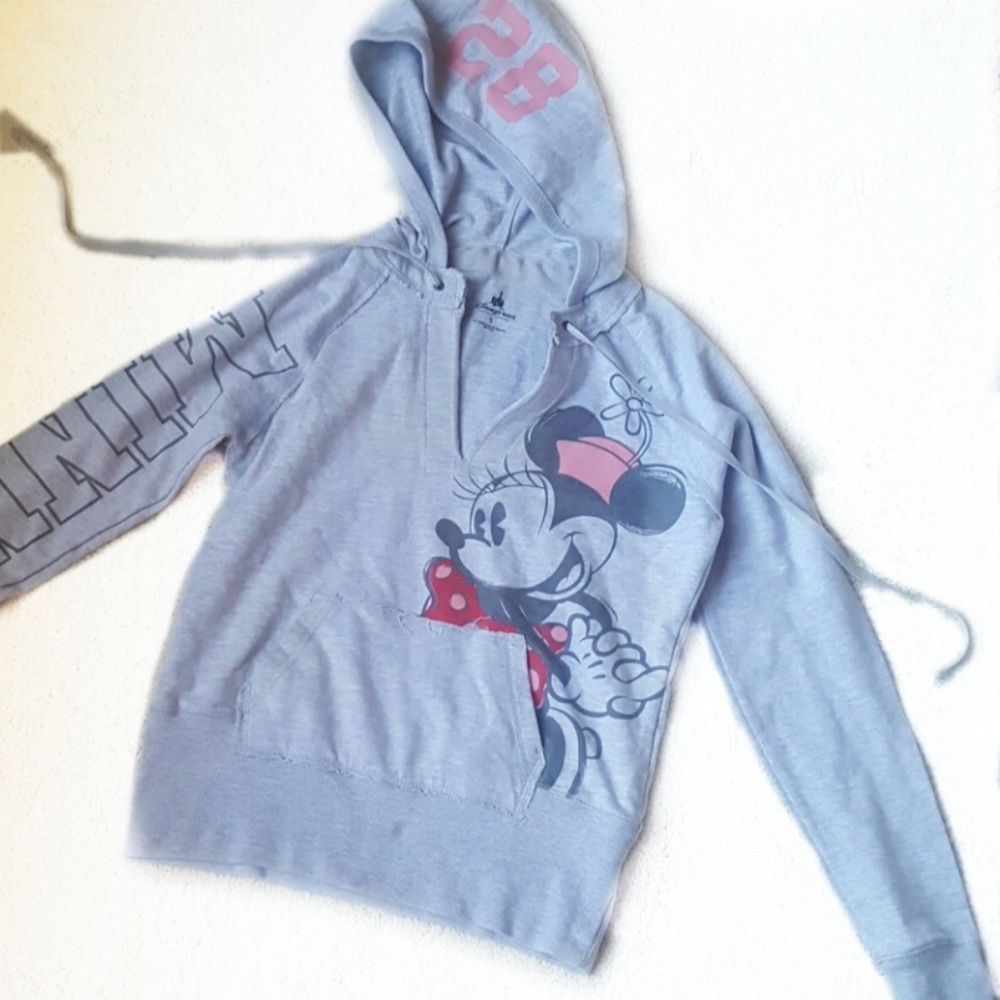 disney • minnie mouse hoodie sweatshirt